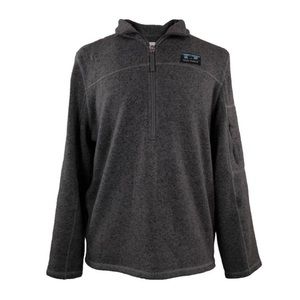 Simply Southern Men’s Pullover 1/2 Zip Preppy Sweatshirt Small Dark Grey